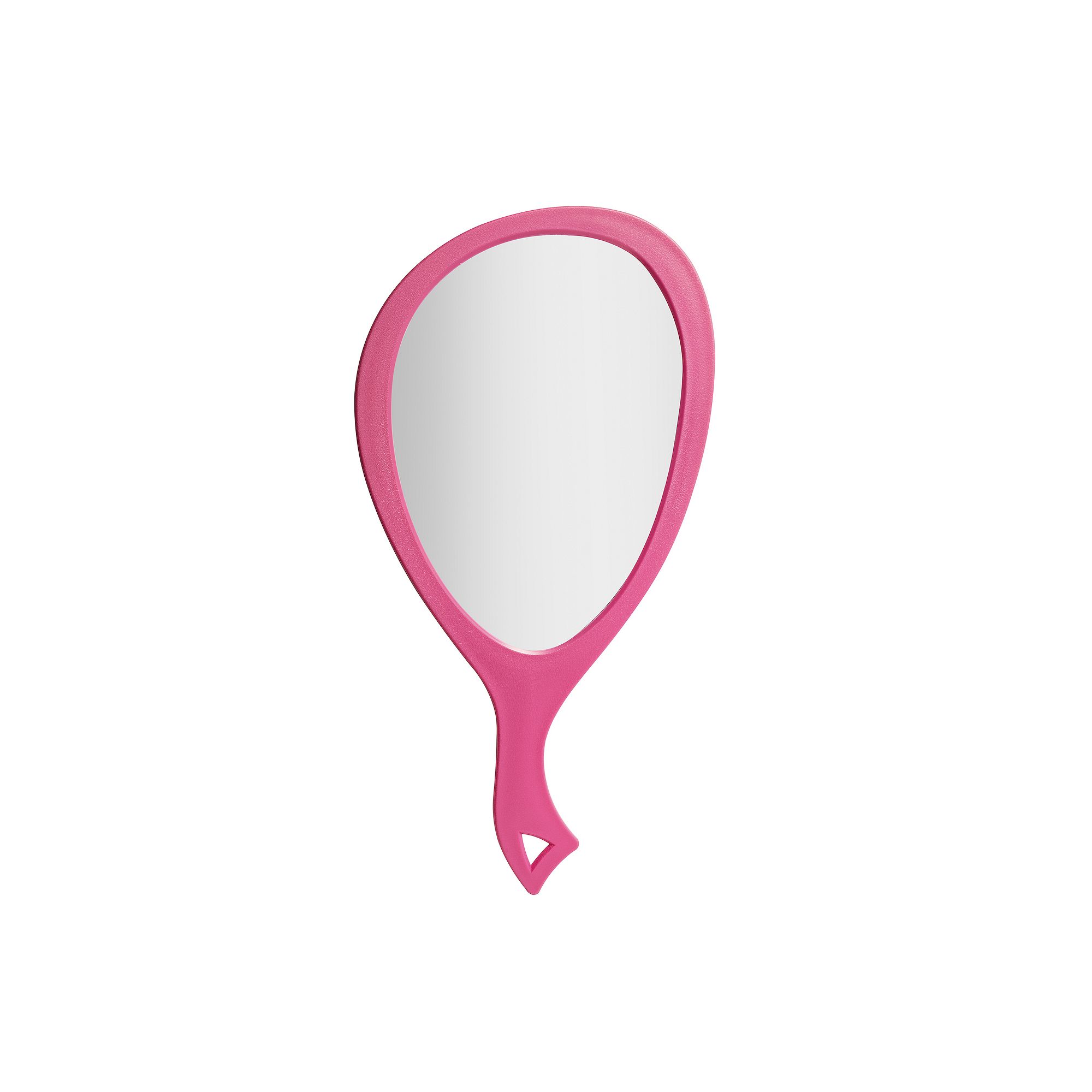 Zadro Large Teardrop Handheld Mirror, Pink