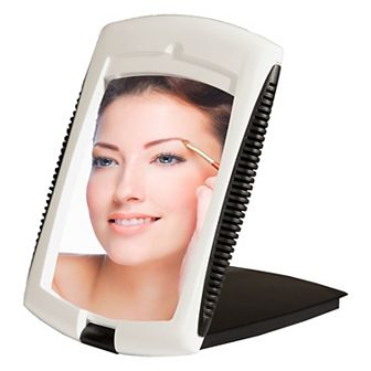 Zadro Shower Mirror For Travel with Tray Organizer & Suction Cup