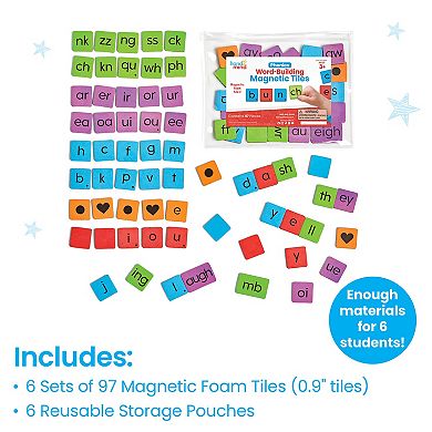 hand2mind Phonics Word-Building Magnetic Tiles