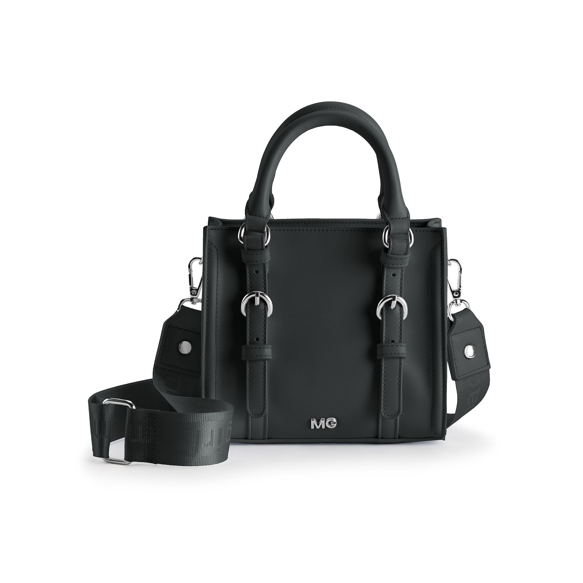 madden girl Mini Tote Bag, Black