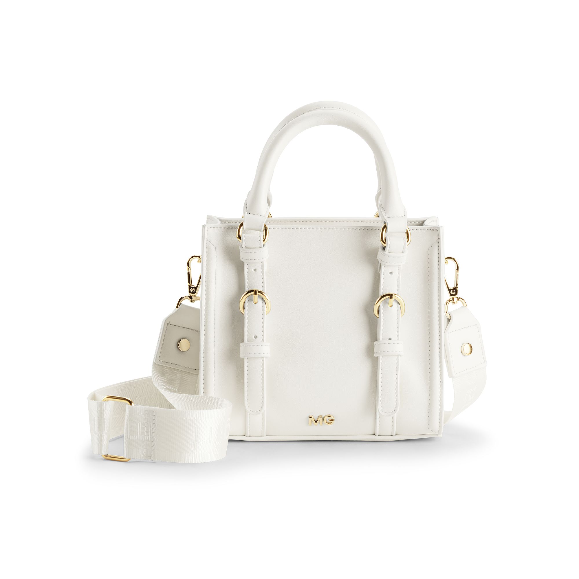 madden girl Mini Tote Bag, White