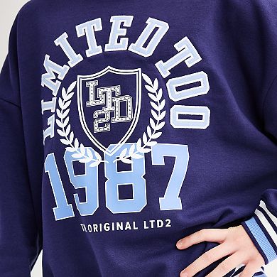 Girls 7-16 Limited Too Fleece Crew Pullover