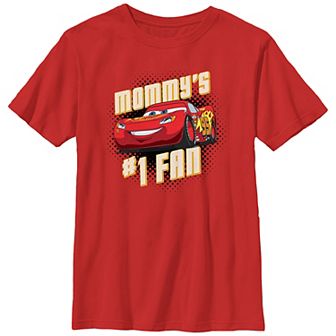 Disney / Pixar's Cars Mommy's #1 Fan Boys 4-7 Graphic Tee