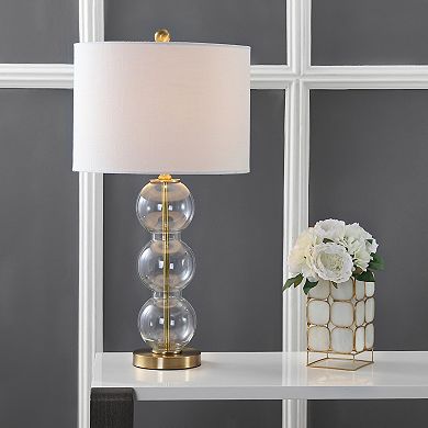 Bella Glass Triple Sphere Led Table Lamp (set Of 2)