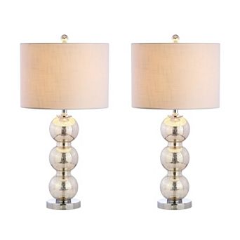Bella Glass Triple Sphere Led Table Lamp (set Of 2)