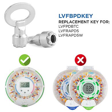 Livefine Replacement Key For Pill Dispensers
