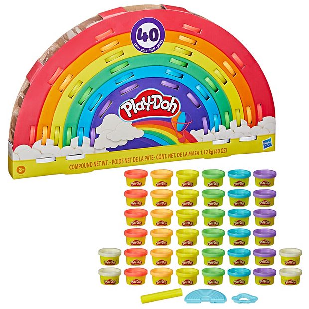 Play Doh Ultimate Rainbow 40 Pack Set