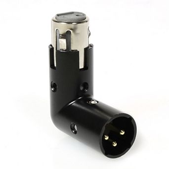 Lyxpro Xlr Angle Adapter, Male & Female 90 Degree Xlr Elbow