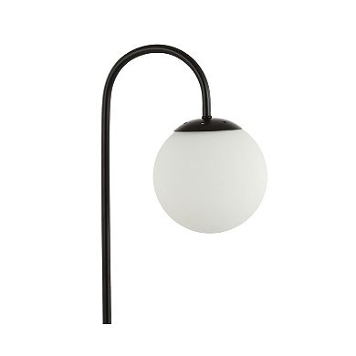 Arco Iron/glass Minimalist Mid Century Globe Led Table Lamp