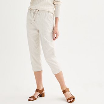 Women's Croft & Barrow® Utility Pull-On Capri Pants