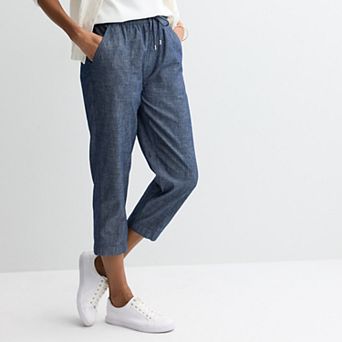 Women's Croft & Barrow® Utility Pull-On Capri Pants