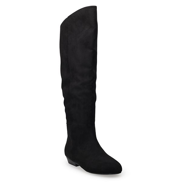 Kohls black suede boots hotsell