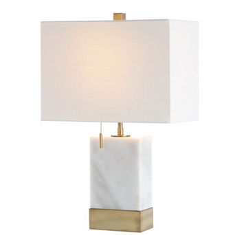 Trevor Marbleiron Gold Modern Console Led Table Lamp