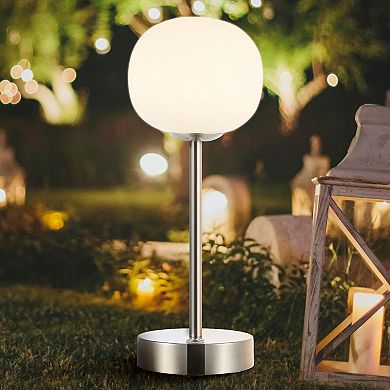 Natalia Modern Minimalist Iron Rechargeable Integrated Led Table Lamp