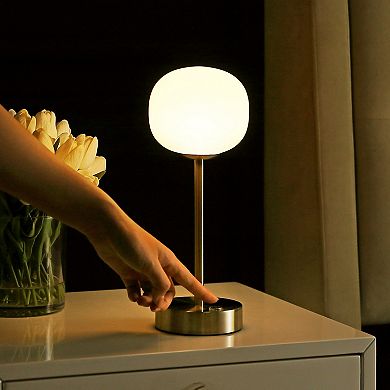 Natalia Modern Minimalist Iron Rechargeable Integrated Led Table Lamp
