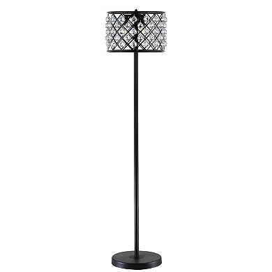 Elizabeth Crystal/metal Led Floor Lamp