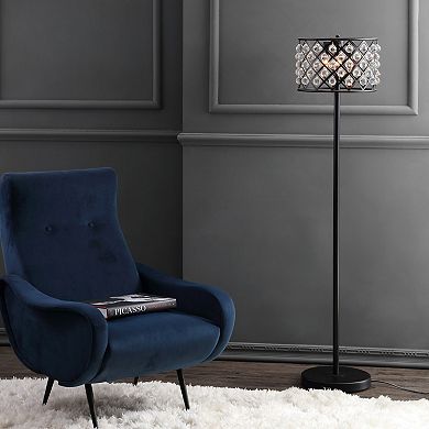 Elizabeth Crystal/metal Led Floor Lamp