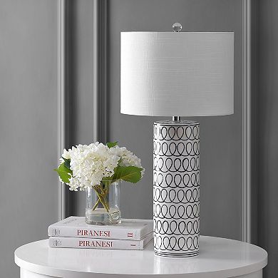 Loop Ceramic Modern Column Led Table Lamp