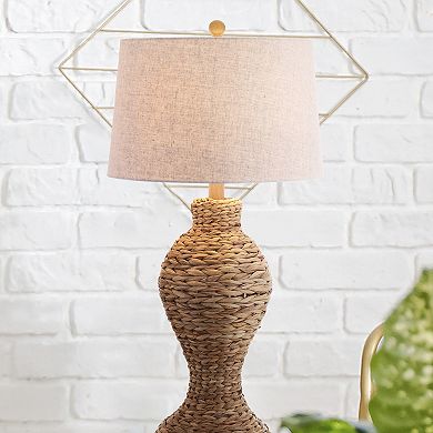 Elicia Seagrass Weave Led Table Lamp
