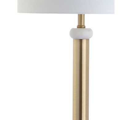 Gregory Metal/marble Led Floor Lamp