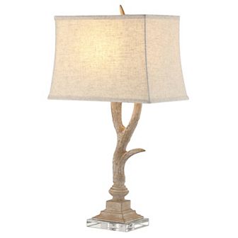Antler Rustic Resin/crystal Led Table Lamp