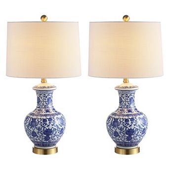 Jennifer Ceramicmetal Led Table Lamp (set Of 2)