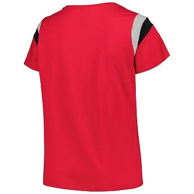 Women's Profile Red St. Louis Cardinals Plus Size Scoop Neck T-Shirt