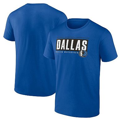 Men's Fanatics Branded Blue Dallas Mavericks Box Out T-Shirt