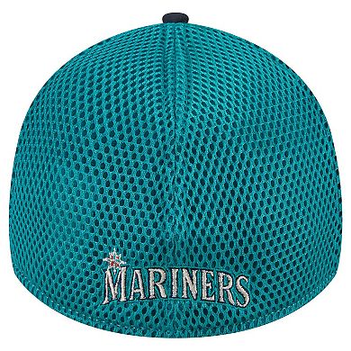 Men's New Era Navy Seattle Mariners Neo 39THIRTY Flex Hat