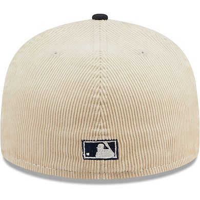 Men's New Era White Houston Astros  Corduroy Classic 59FIFTY Fitted Hat