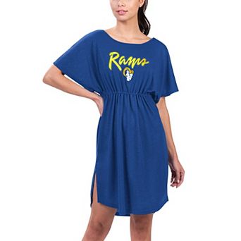 Women's G-III 4Her by Carl Banks Royal Los Angeles Rams Versus Swim Coverup