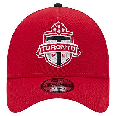 Men's New Era Red Toronto FC 2024 Kick Off Collection 9FORTY A-Frame Adjustable Hat