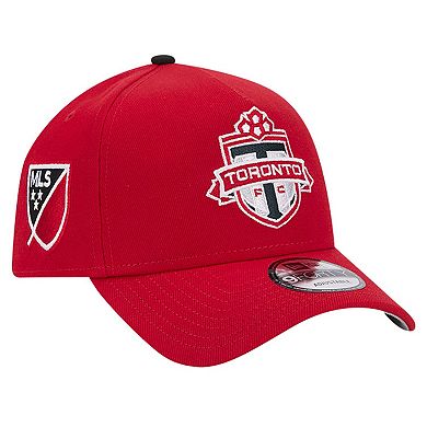 Men's New Era Red Toronto FC 2024 Kick Off Collection 9FORTY A-Frame Adjustable Hat