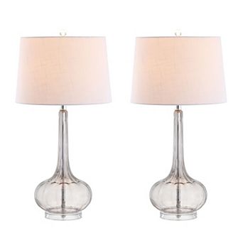 Bette Glass Teardrop Led Table Lamp (set Of 2)