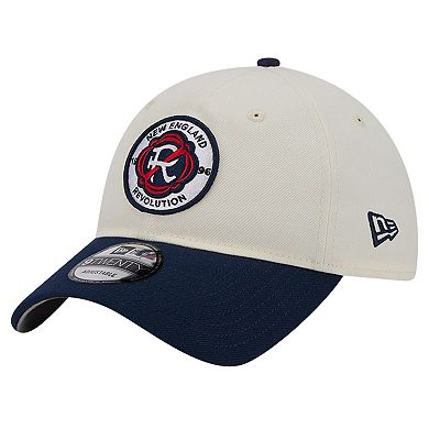 Men's New Era White New England Revolution 2024 Kick Off Collection 9TWENTY Adjustable Hat