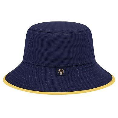 Men's New Era Navy Milwaukee Brewers Game Day Bucket Hat