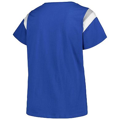 Women's Profile Royal Toronto Blue Jays Plus Size Scoop Neck T-Shirt