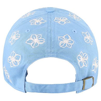 Women's '47 Light Blue Washington Capitals Confetti Clean Up Adjustable Hat