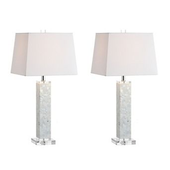 Noelle Seashell Led Table Lamp (set Of 2)