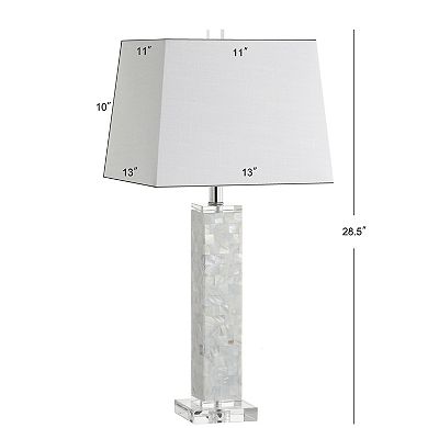 Noelle Seashell Led Table Lamp (set Of 2)