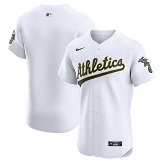 Men's Nike White Oakland Athletics Home Elite Jersey
