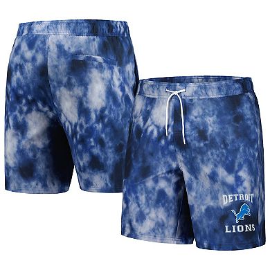 Men's G-III Sports by Carl Banks Blue Detroit Lions Change Up Volley Swim Trunks