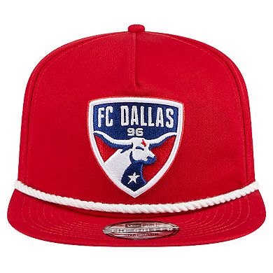 Men's New Era Red FC Dallas The Golfer Kickoff Collection Adjustable Hat
