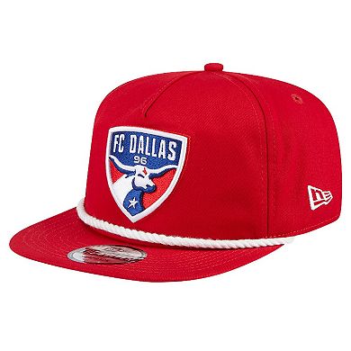 Men's New Era Red FC Dallas The Golfer Kickoff Collection Adjustable Hat