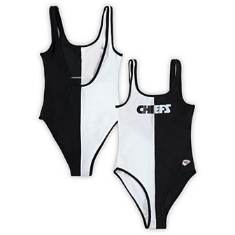 Women's G-III 4Her by Carl Banks Black Kansas City Chiefs Last Stand One-Piece Swimsuit