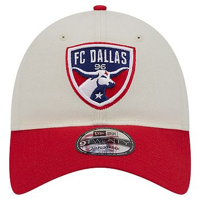 Men's New Era White FC Dallas 2024 Kick Off Collection 9TWENTY Adjustable Hat