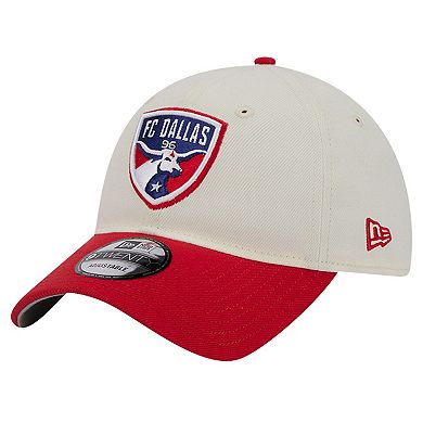 Men's New Era White FC Dallas 2024 Kick Off Collection 9TWENTY Adjustable Hat