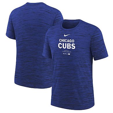 Youth Nike Royal Chicago Cubs Authentic Collection Practice Performance T-Shirt