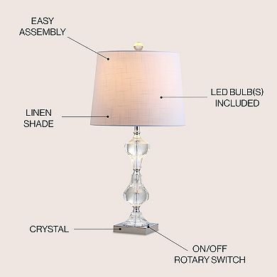 Chloe Crystal Led Table Lamp