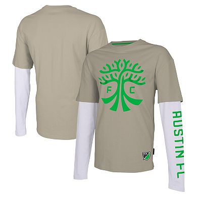 Men's Stadium Essentials Tan Austin FC Status Long Sleeve T-Shirt